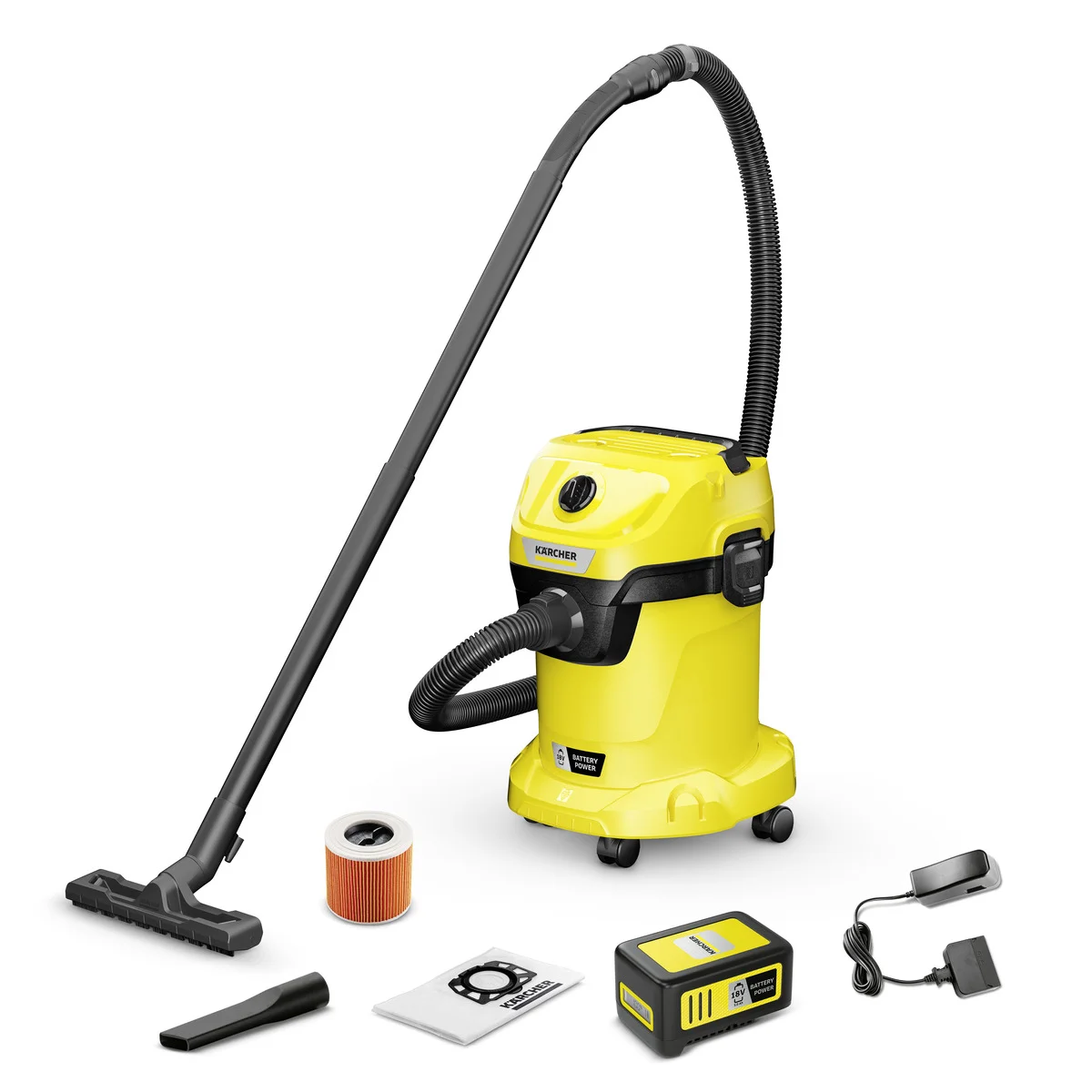 Kärcher Akumulatorowy odkurzacz uniwersalny WD 3-18 Battery Set V-17/20