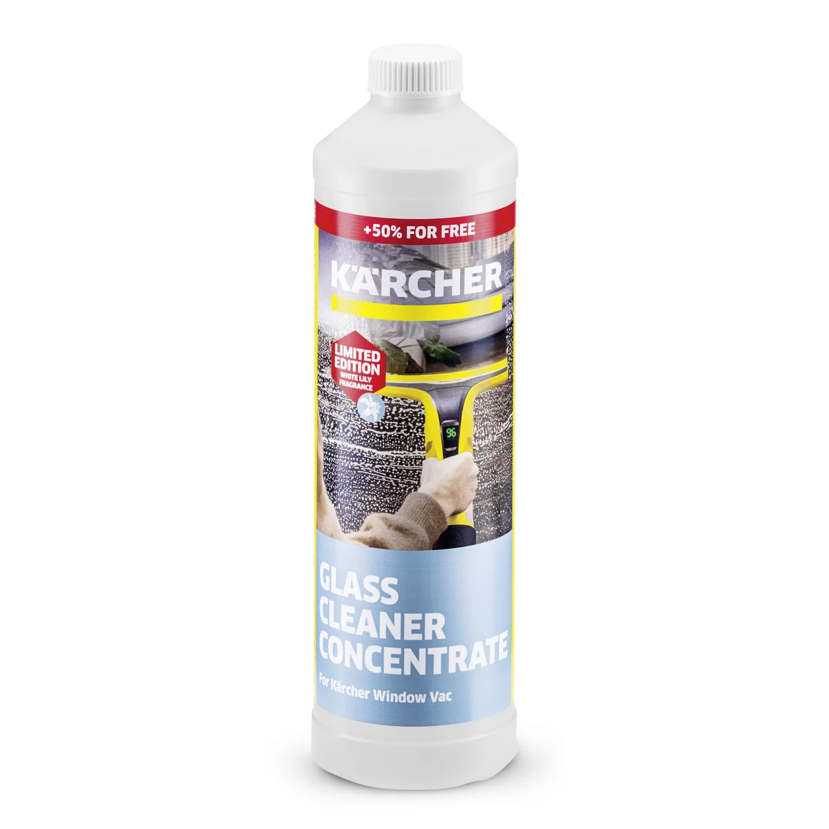 Kärcher  RM 500 Środek do czyszczenia szkła w koncentracie o zapachu liliowym, 750ml