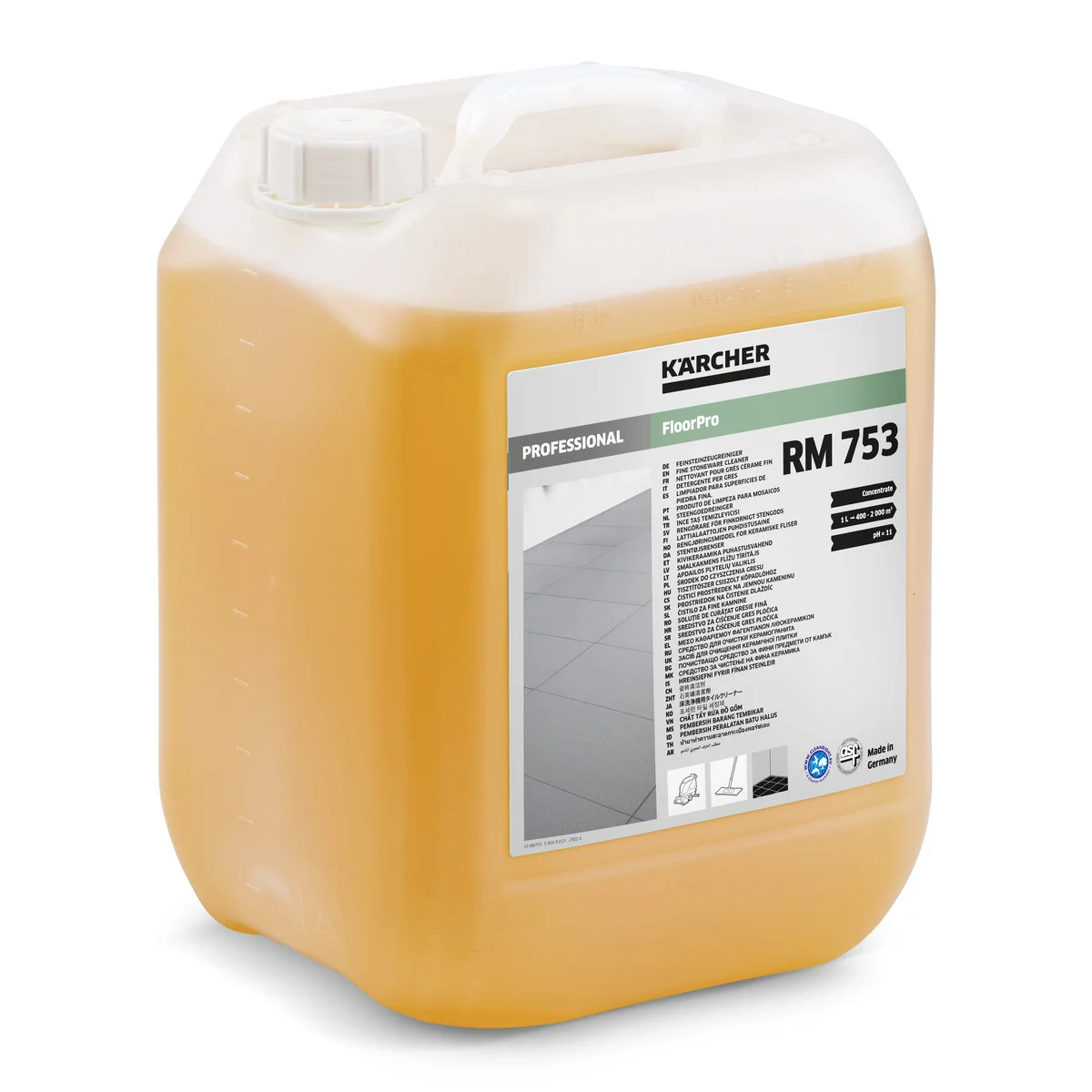 Kärcher RM 753 Środek do czyszczenia płytek gresowych i ceramicznych, 10l